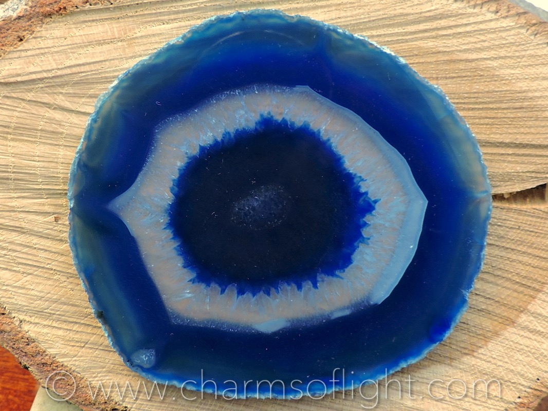 Agate Slice - Blue